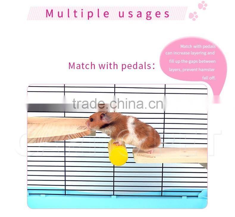 Wooden Various Size colorful Hamster pedal Pet Toys