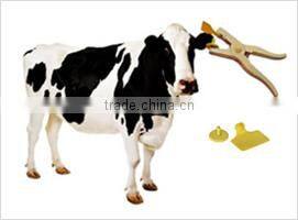 Small RFID Animal Ear Tag 13.56MHz ISO11784 Customized Logo