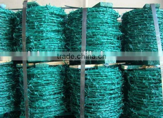 High quality and cheap 12 gauge pvc coated barbed wire