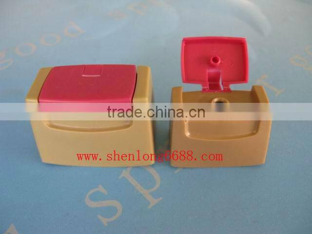 Shampoo plastic cap square cap