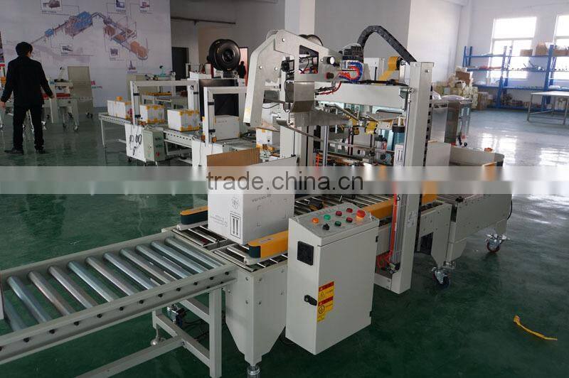 Automatic High Speed Good quality carton box erector machine with bottom sealer