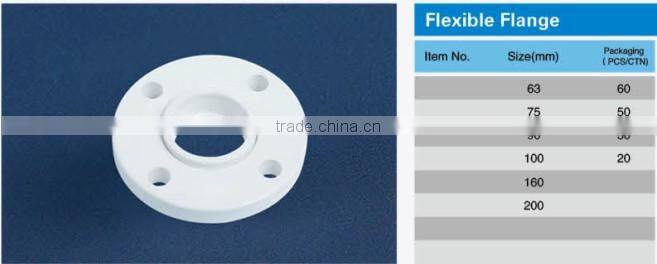 PVC-U Water Pipe Fittings Flexible Flange