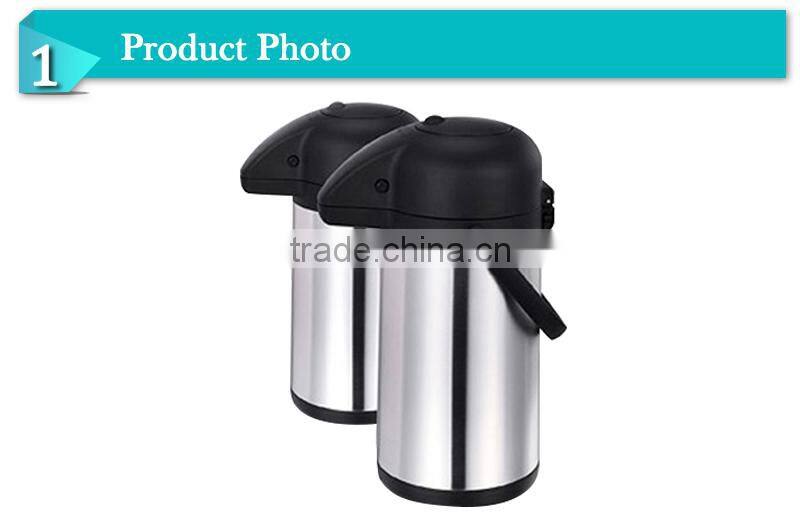 best selling products stainless steel air pump thermos with small mouth(ASUA)