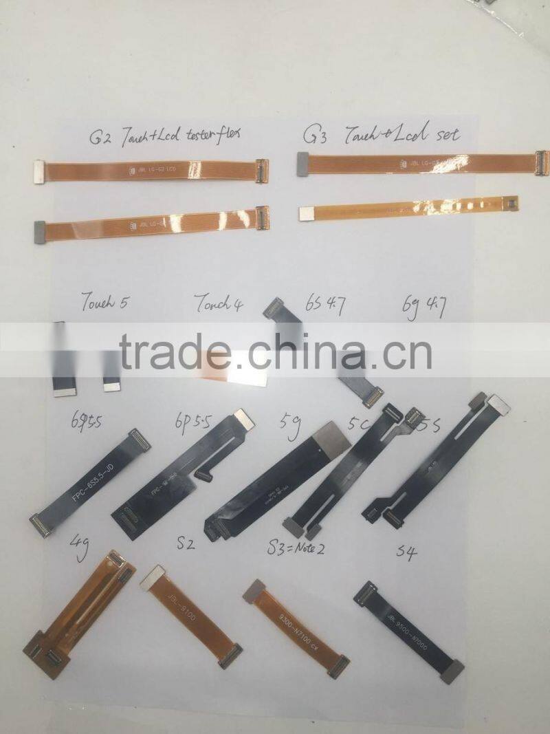 All kinds of model tester flex cable for iphone for samsung for note and a series of moblie phone