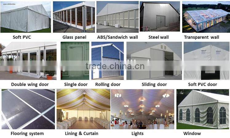 Tall PVC roof tent for storage warehouse low price
