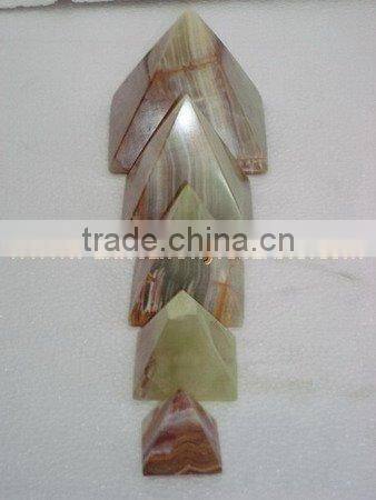 MANUFACTURER AND EXPORTERS CUSTOM DESIGN AND SIZE ONYX PYRAMIDS HANDICRAFTS