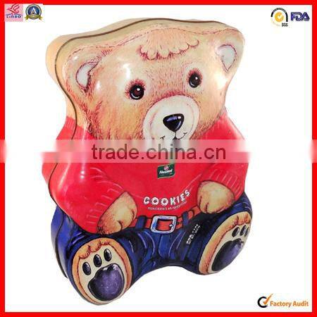 cat shape film tin box