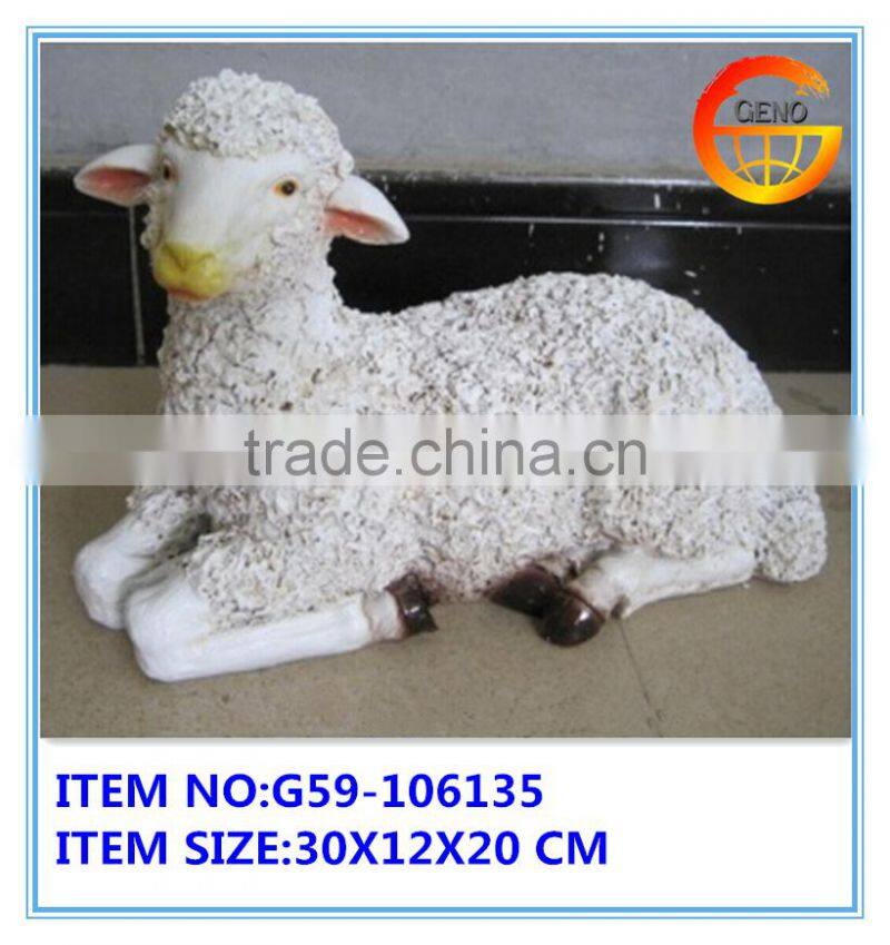 resin sheep outdoor animal statues for sale