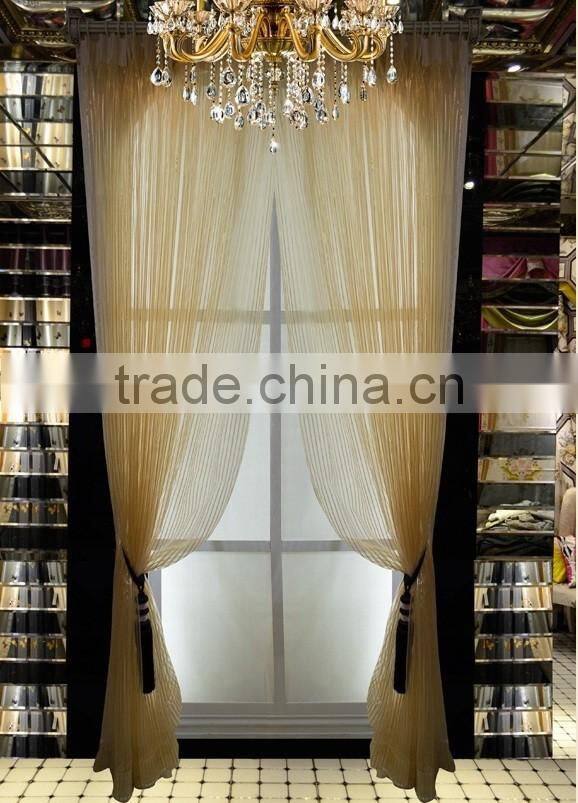 Charming Mediterranean Style Girl's Bedroom Romantic Floral Tulle Voile Door Window Sheer Curtain