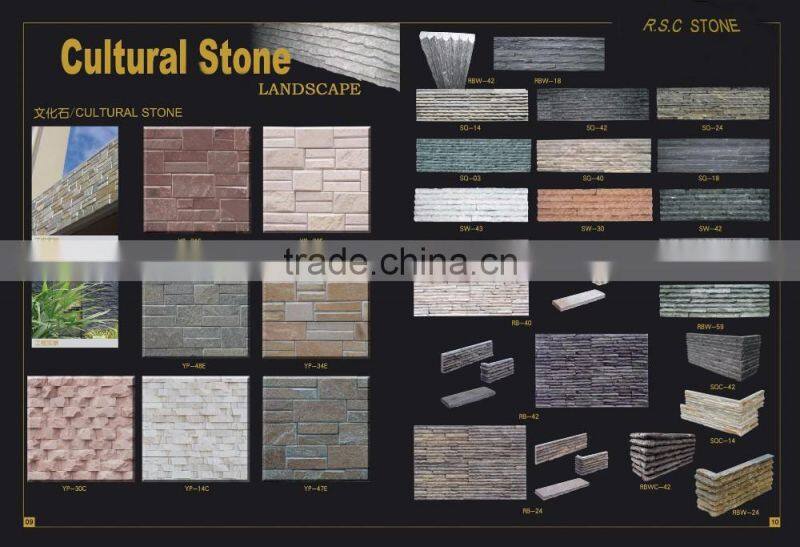 Hot sell culture stone grey slate for wall decoration