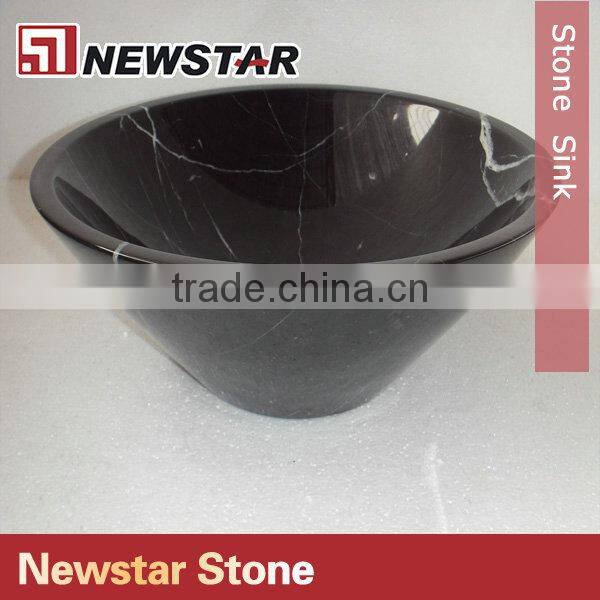 Newstar black amethyst stone sink bowl