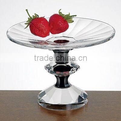 wedding crystal fruit cake plate