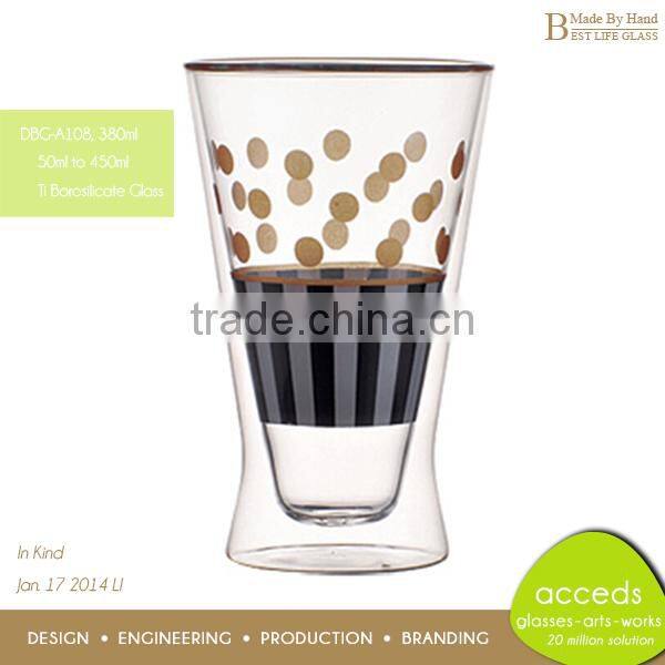 2014 Borosilicate Heat-Resisting 200Ml Milk Glass Cup