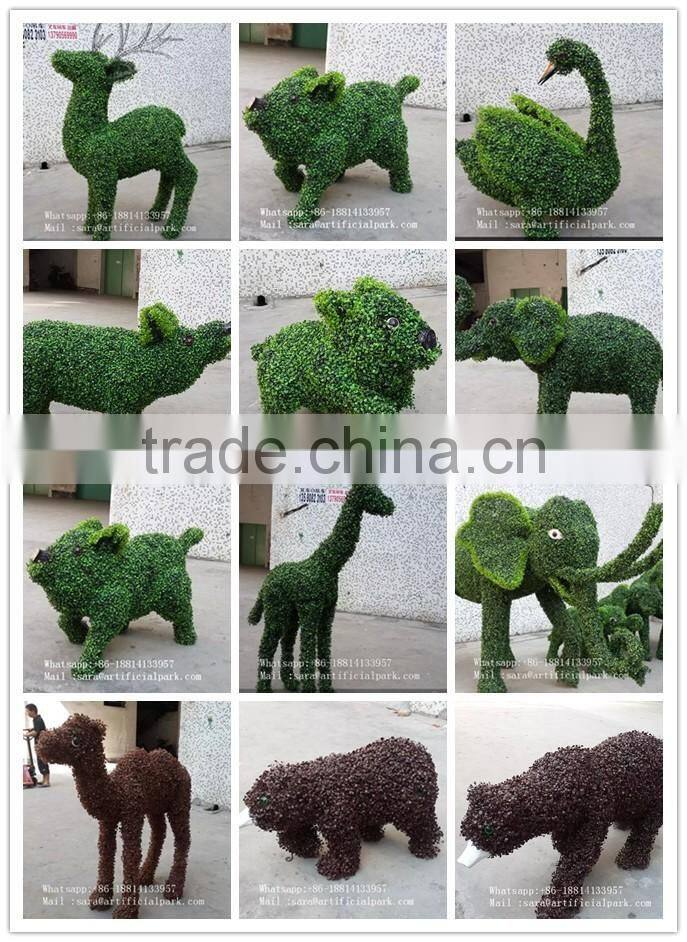 SJ1300120 Customization plastic boxwood spiral tree/decorative topiary tree