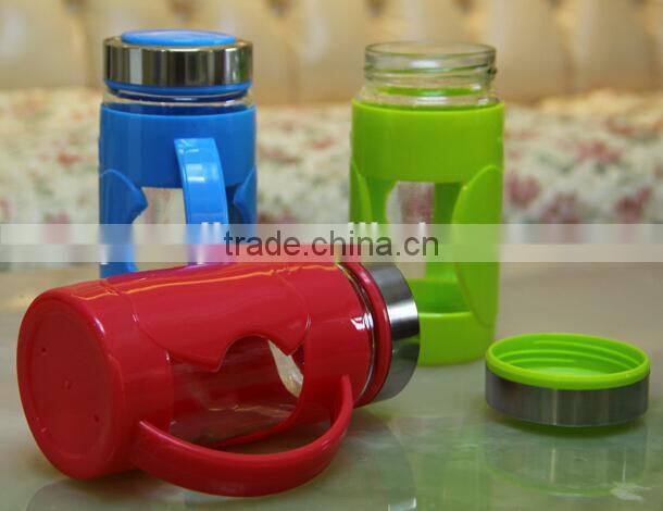 Supply fashion creative quality plastic cement apple glass office Cup / mug (350ml)