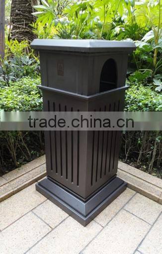 Arlau Steel Iron square garbage bin