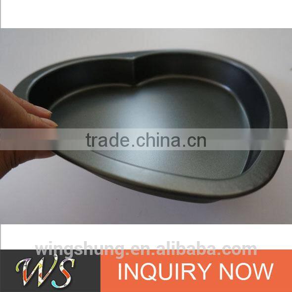 Metal Bake King 9" Heart Shape Valentine Wedding Shower Cake Pan Dish