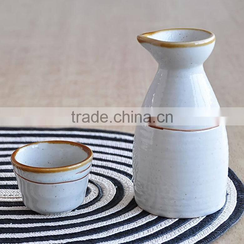 ceramic Japanese style wine pot