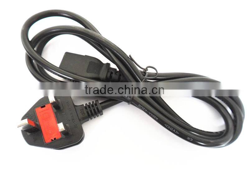 USA 3-Prong AC Power Cord 3Pin Adapter Cable Black New 1.5M for stage lights