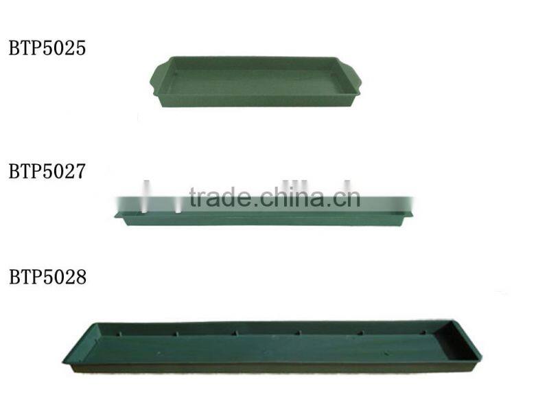 green plastic terrance trough tray /single brick foam funeral