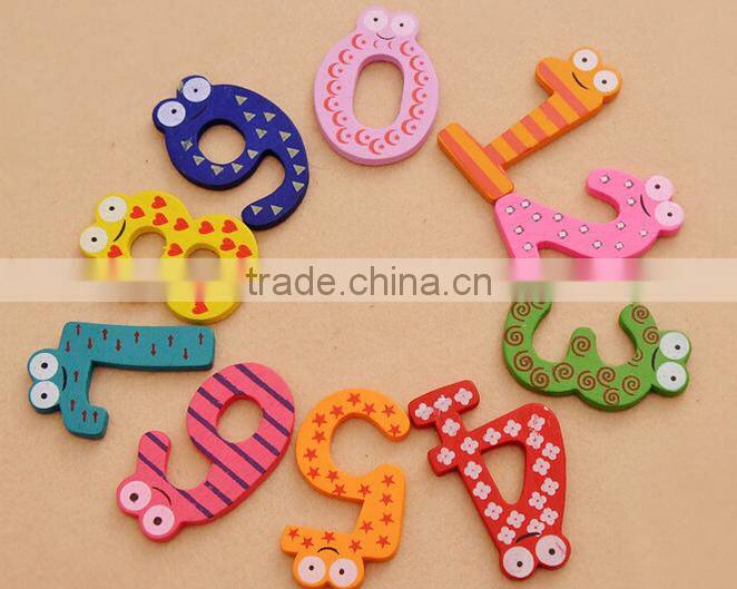 Digital Wooden Educational Fridge Magnet