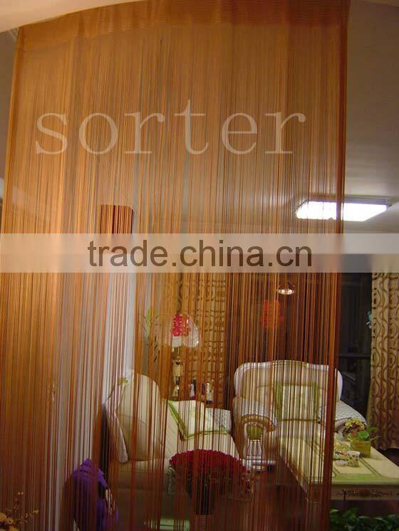 modern decorative string door/window/wall curtain/line screen with beads