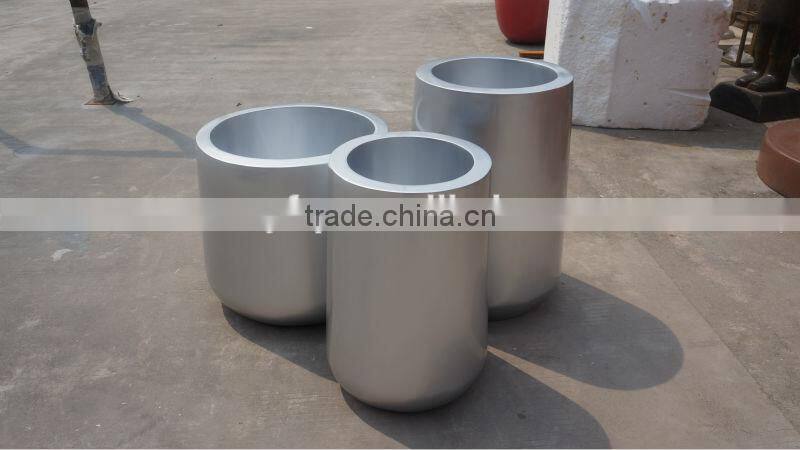 Modern fiberglass flowerpot