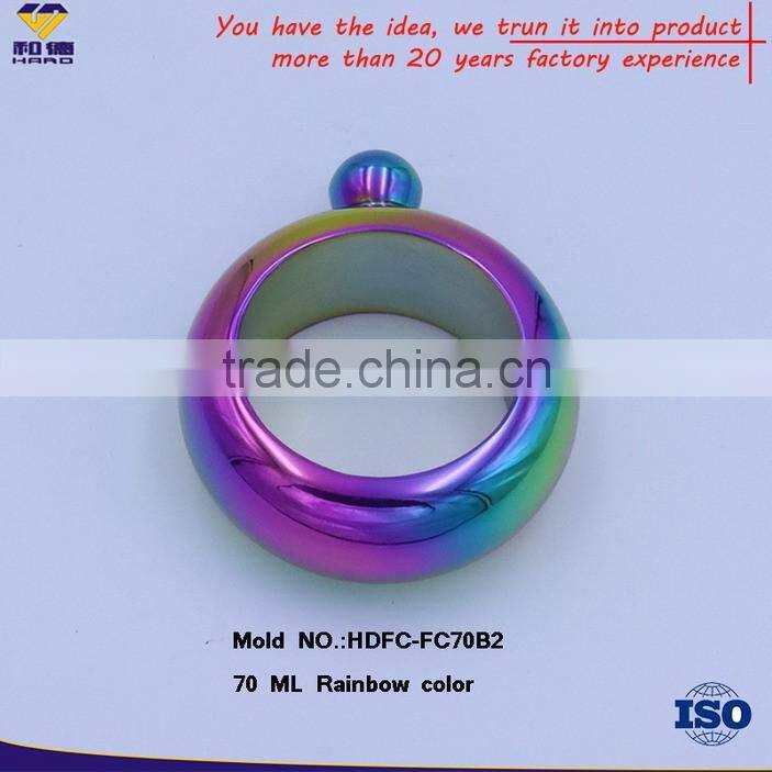 OEM And ODM Vacuum Plating Hipflask