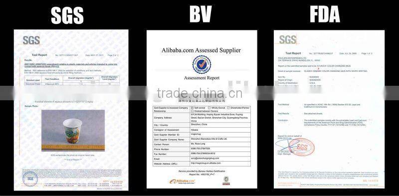 BPA free customized made pp plastic cup with top figurine