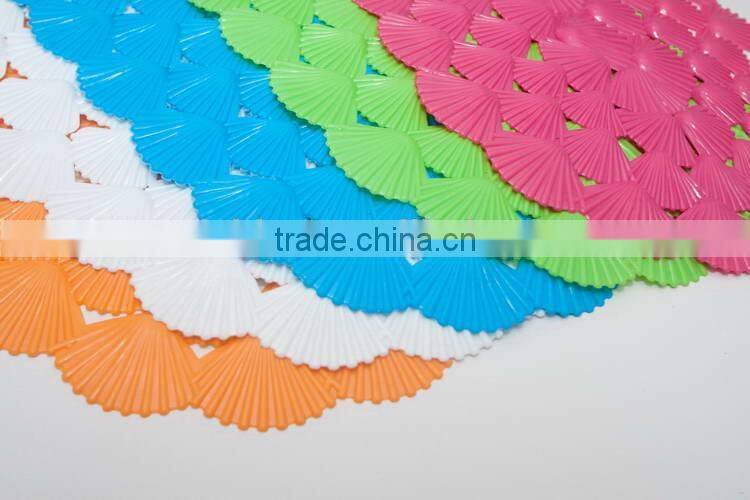 Good quality best-selling pvc foam chenille non slip bath mat