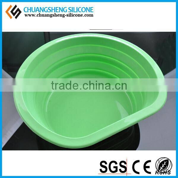 Food grade silicone folding case, silicone bowl, table foldable silicone box