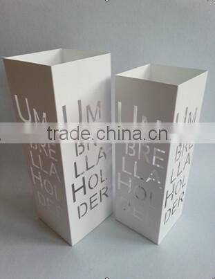 Nest - Black Metal Round Umbrella Stand, Modern Home Decor