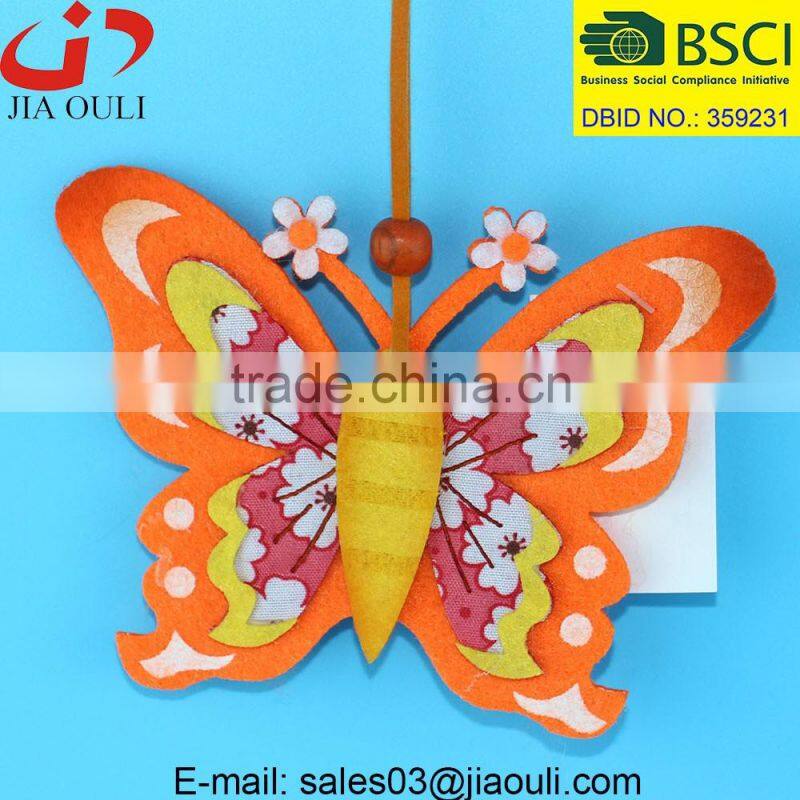 New design Easter decoration non-woven fabric butterfly hanger decorations