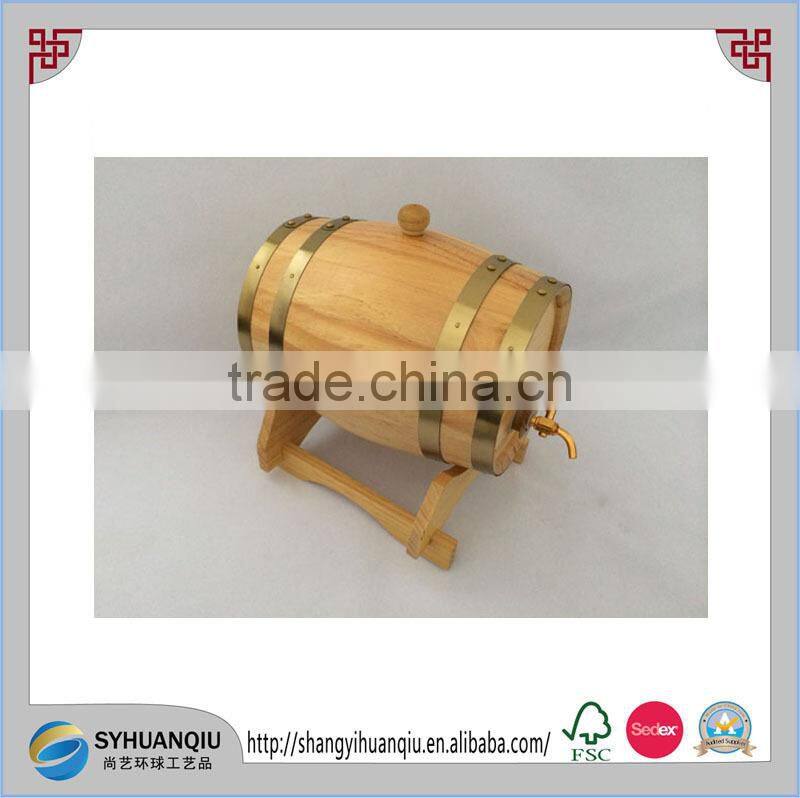 Vintage Old whiskey Wooden wine barrel 5L