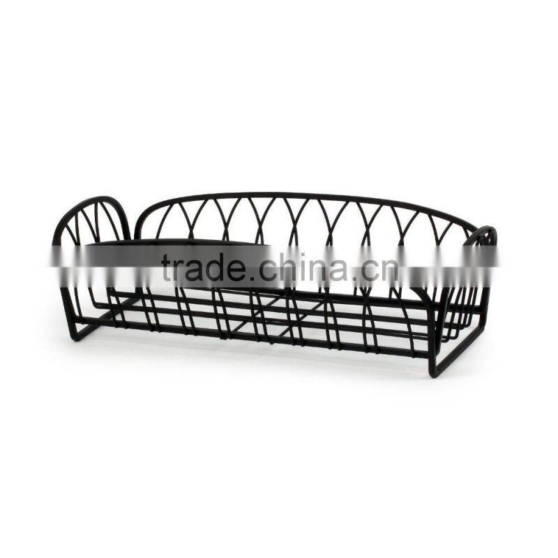 Fast Food Metal Wire Bread Chips Storage Basket