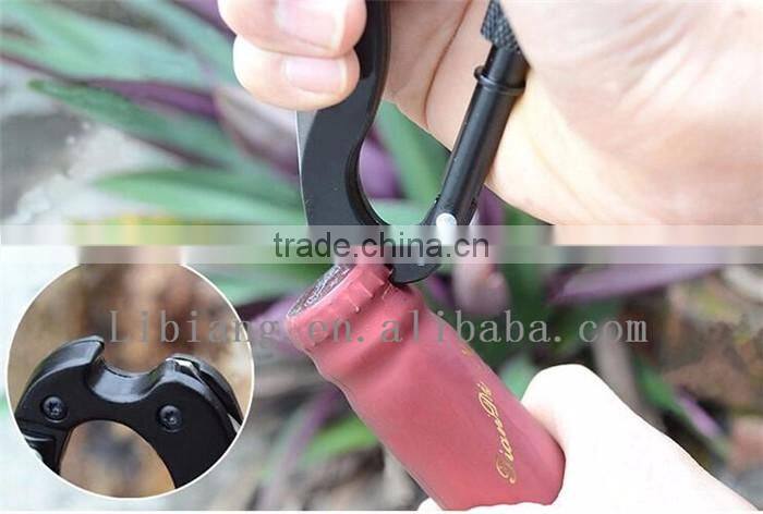 Portable Stainless Steel Aluminium Multifunction Carabiner Knife