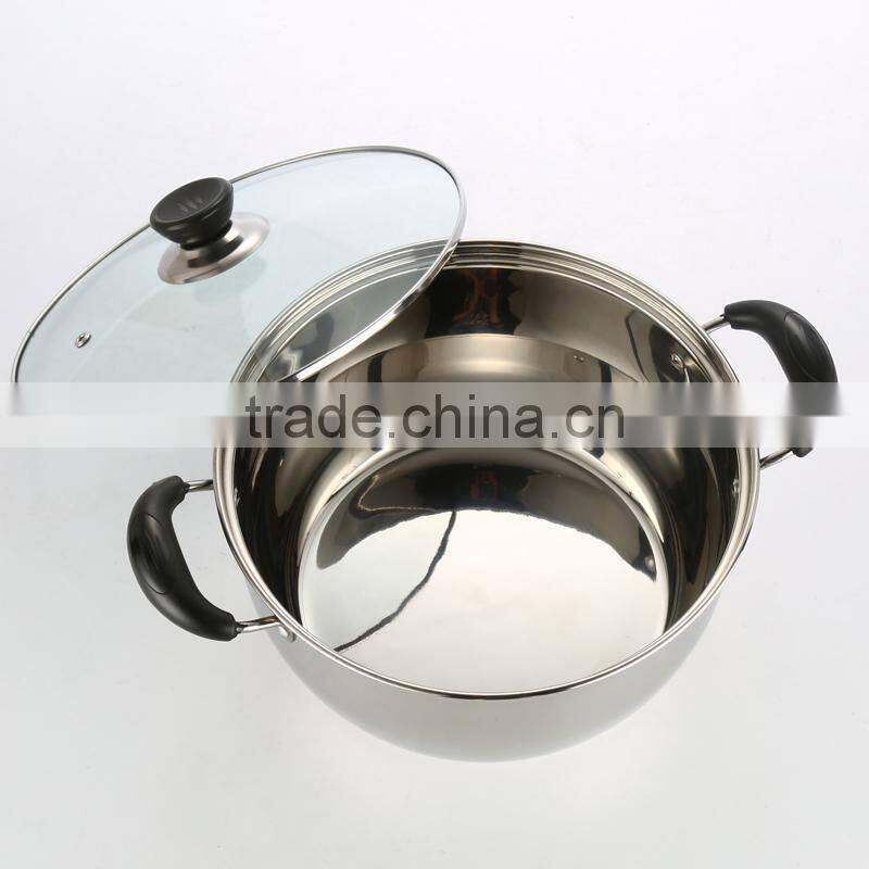 LB Tall Stainless Steel Stock Pot With Double Bottom