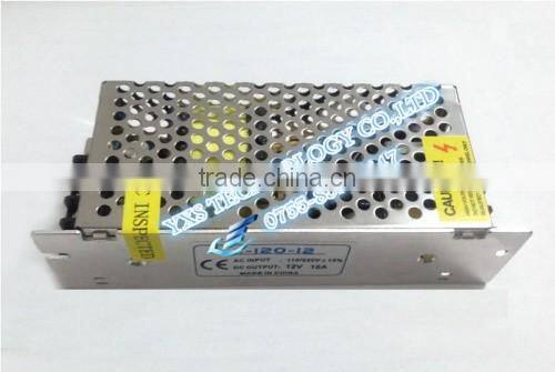 Switching LED Power Supply 12V 10A 120W AC100-240V to DC12V 10A Led Driver adapter for Led Strips