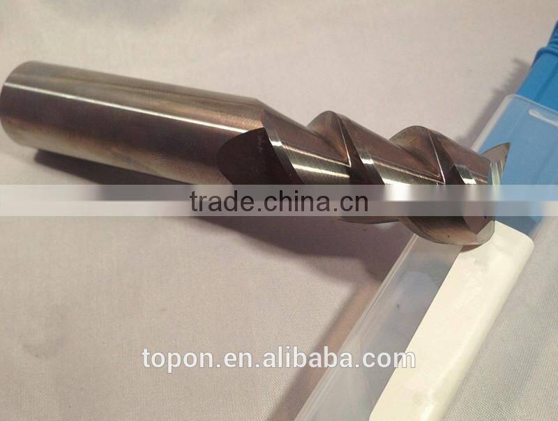 3 flutes square end mill solid carbide