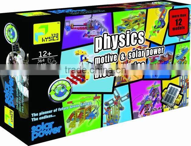 educational quality solar block kit dynamic model toy