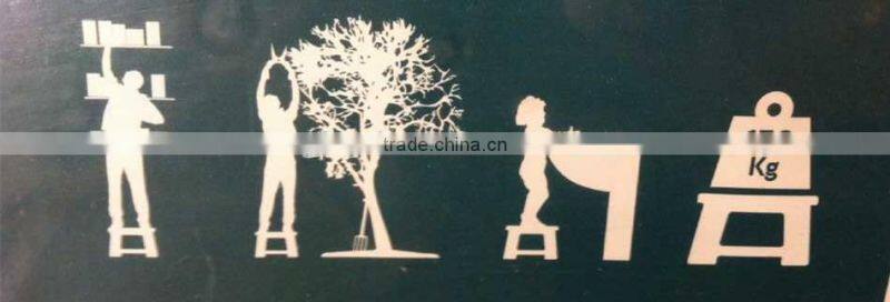 Home furniture 2 side pedal folding step stool for foot rest