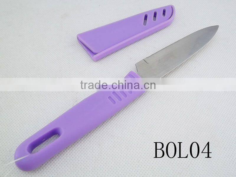 fruit paring knife,stainless steel colorful fruit knife