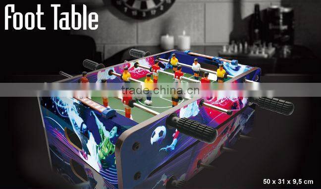 Table top football with design on board foosball soccer table / kicker football table