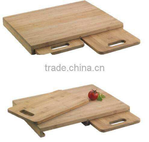 2017 Hot selling bamboo cutting board with small boards
