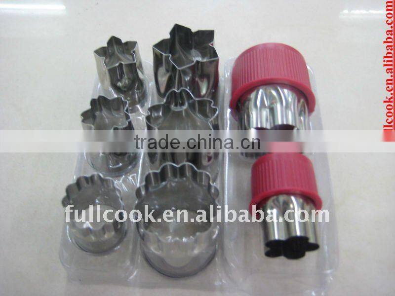 Vegetable Food Cookie Cutter Mold Set of 10