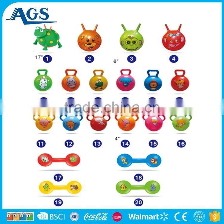 Top grade New pvc bouncy handle massage ball