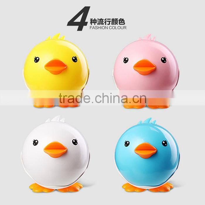 UCHOME Cute Colorful Little Duck Dimming Cartoon LED Night Light Baby Touch Switch USB Rechargeable Desktop Lamp