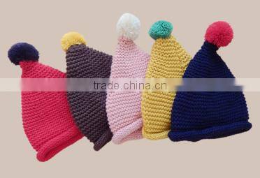 Children's knitted cap in the spring and autumn of 2016