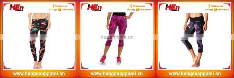 HongEn Apparel custom desgin yoga pants sport bar yoga sets with high quality