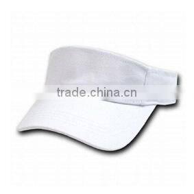 Custom high crown Golf style visors black cap